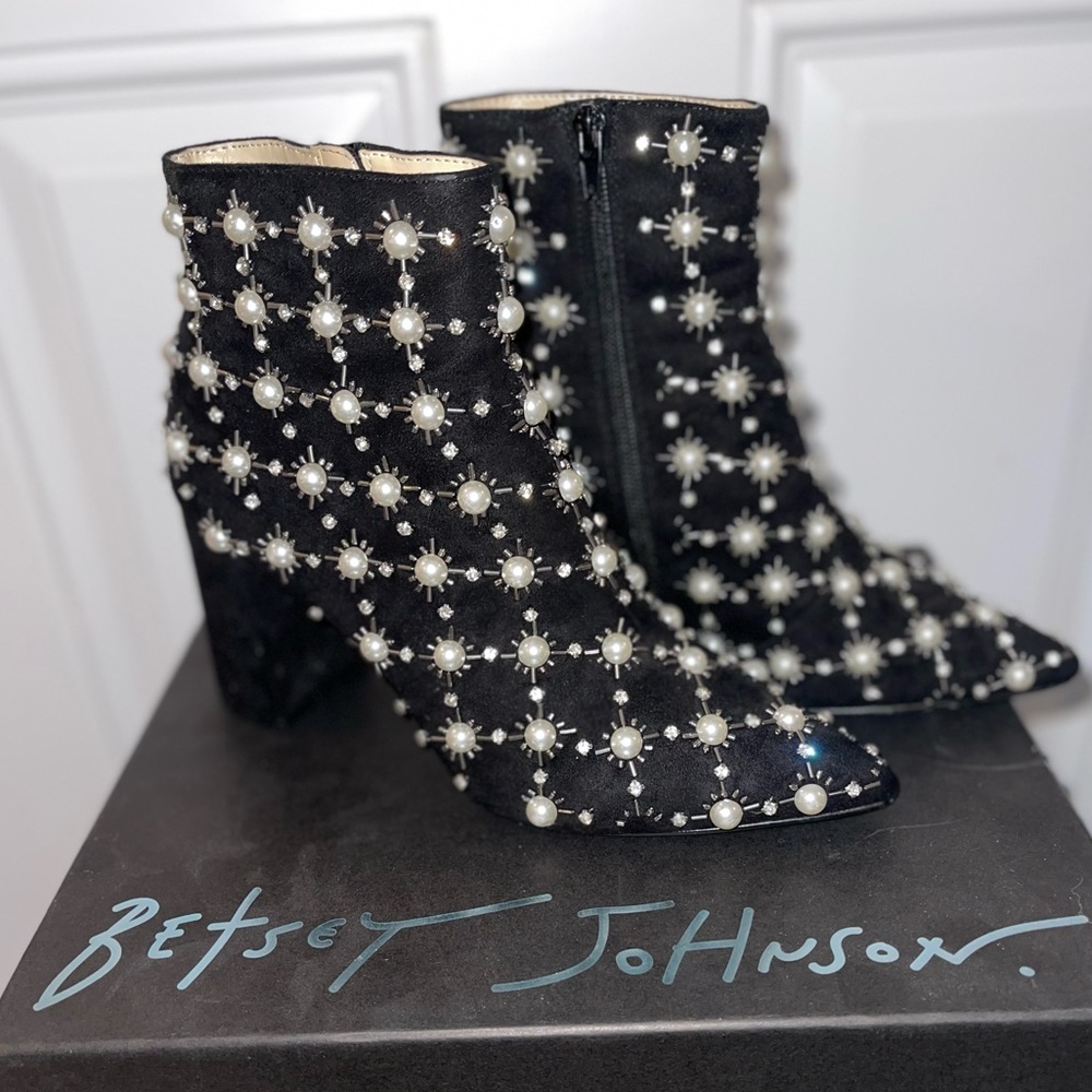 Betsey Johnson Zoie Rhinestone Boots